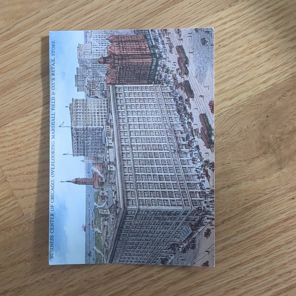 Vintage looking Chicago Postcard- Merchandise Mart